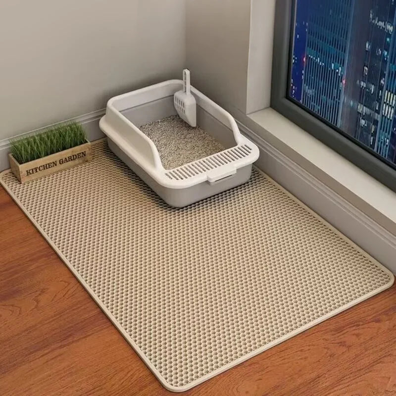 Tapis de litière pour chat imperméable et antidérapant