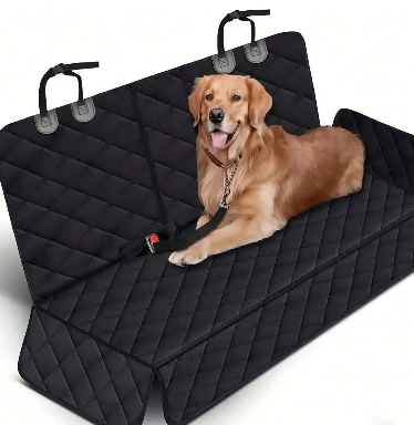 Housse de siège imperméable pour chien avec accoudoir central