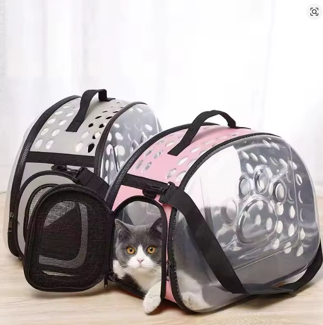 Sac transport design transparent multi-animaux