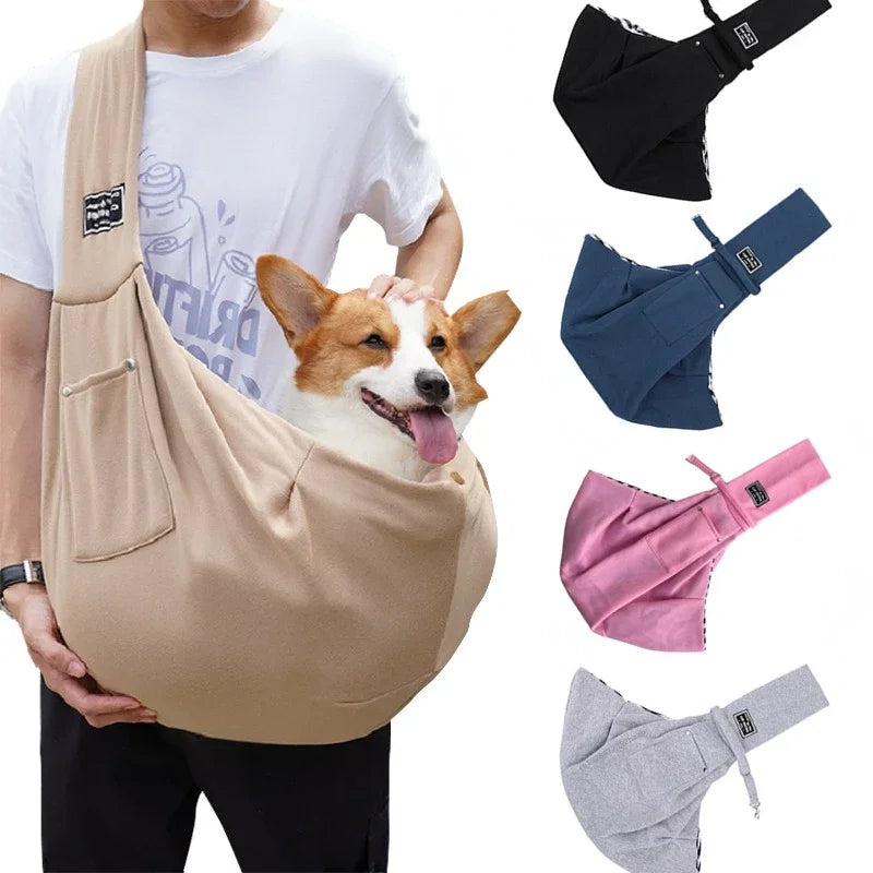 Sac de transport confortable pour chien – Bandoulière réglable