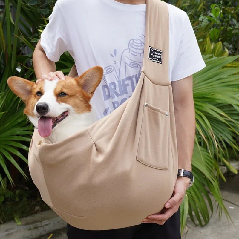 Sac de transport confortable pour chien – Bandoulière réglable